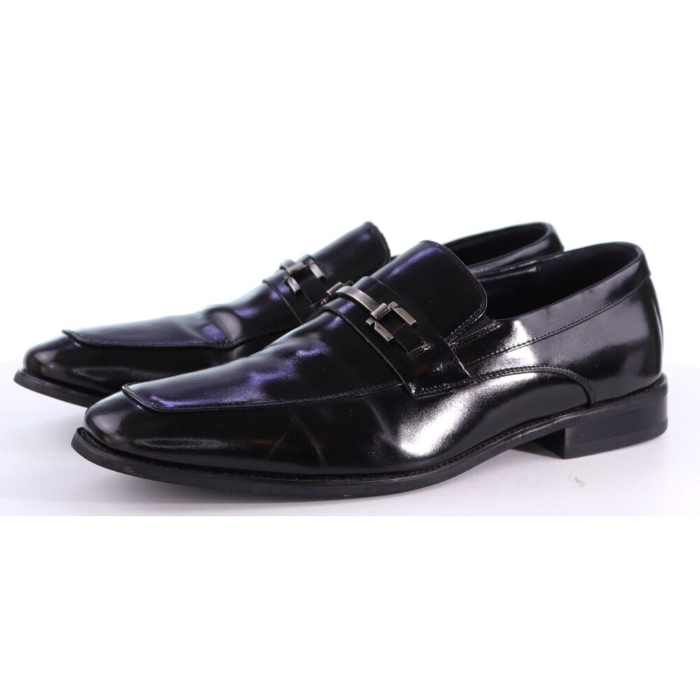 Florsheim Men's Horsebit Dress Loafers Shoes Size 10.5 M Leather Black